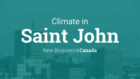 environment canada weather saint john nb.